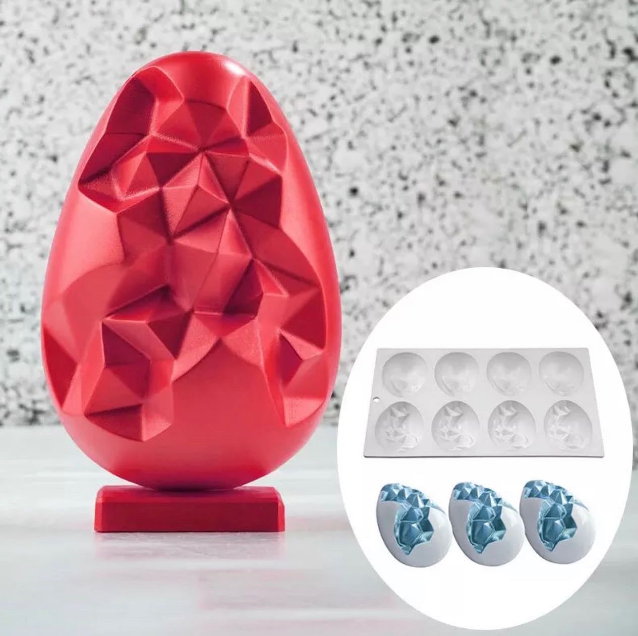 Geo egg mold