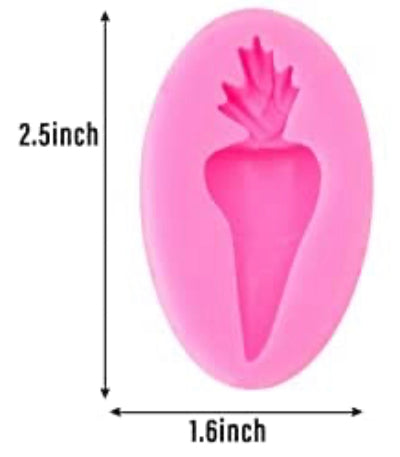 Carrot silicone mold