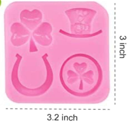 Lucky chard silicone mold