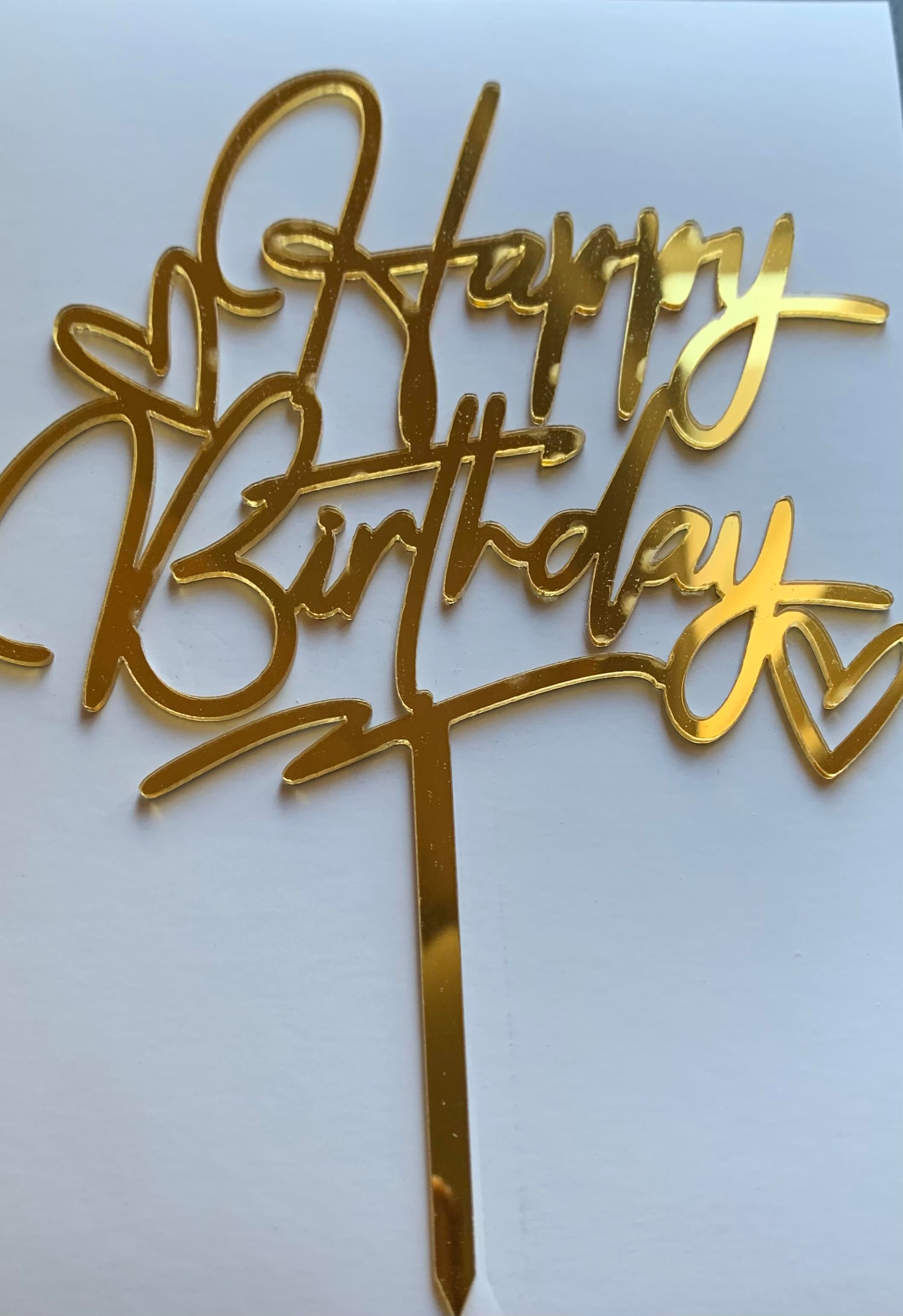Birthdat Topper Birthday Topper – The Baker's Room Bakery and Supplies