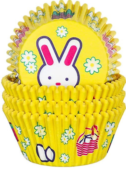 Easter bunny cupcake liners