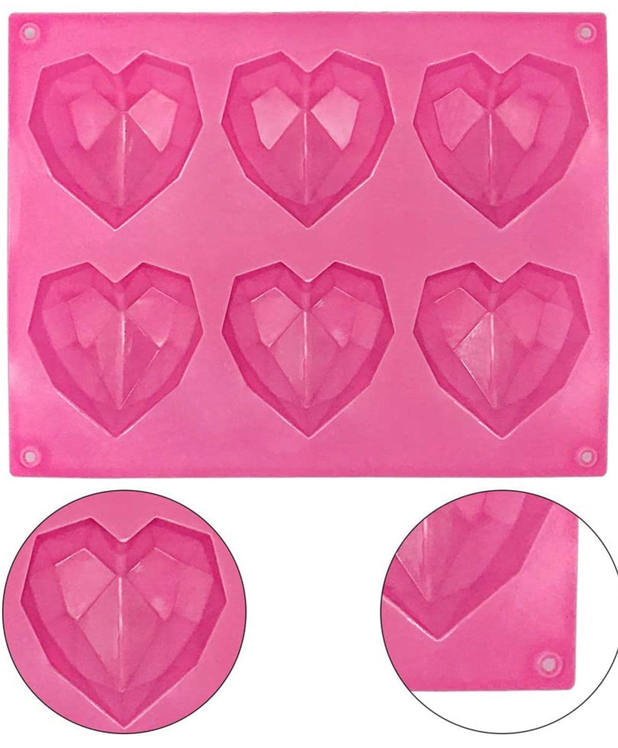 Pink Geo heart mold (6)