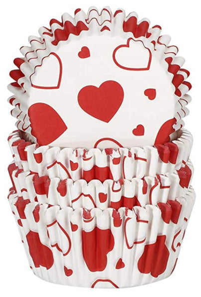 Sweetheart cupcake liners