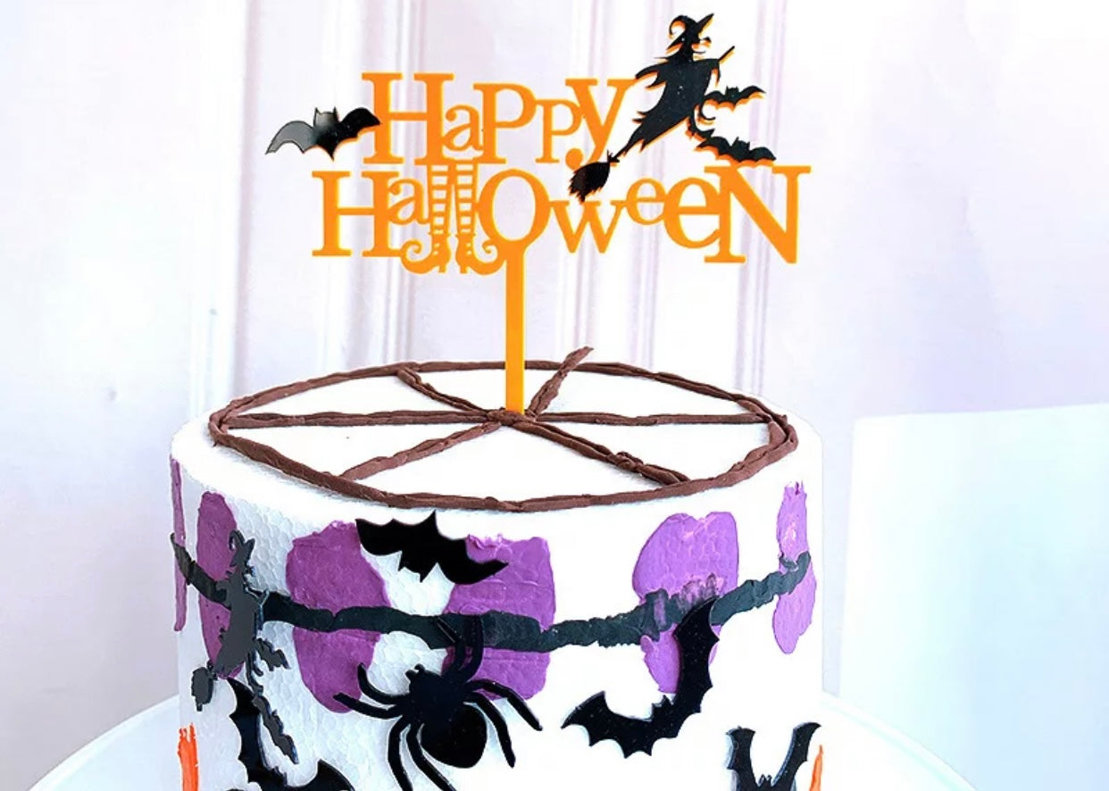Spooky Halloween cake topper